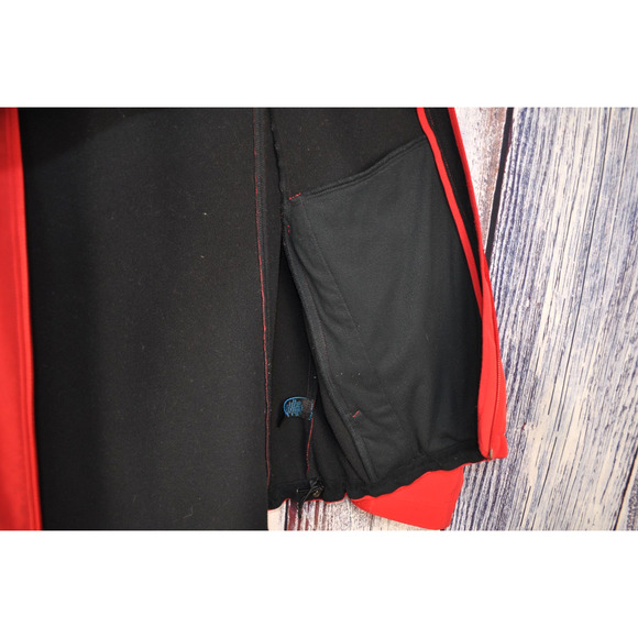 EASTERN MOUNTAIN SPORTS Endo Red Fleece Lined Soft Shell Jacket Women's Size XL - Picture 7 of 10